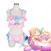 双葉杏（ふたばあんず） 夏 水着 コスプレ衣装 『アイドルマスター シンデレラガールズ』 ＜なまけものフェアリー＞ cosplay 仮装 変装(ゲーム• アニメコスプレ衣装でおすすめの商品)
