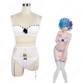 リゼロ ラム＆レム ランジェリー コスプレ衣装 『Re:ゼロから始める異世界生活』（リ・ゼロからはじめるいせかいせいかつ） セクシー 可愛い 下着 cosplay 仮装 変装(ゲーム• アニメコスプレ衣装でおすすめの商品)