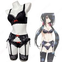 デアラ 時崎狂三（ときさきくるみ） セクシー 下着 コスプレ衣装 『デート・ア・ライブ』 cosplay 仮装 変装(デート・ア・ライブ コスプレ衣装)