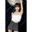 LISA(リサ) フリンジ キャミソール 半ズボン 上下セット ステージ衣装 BLACKPINK（ブラックピンク） 韓国 アイドルスタイル 人気 演出服 少女時代、IZ*ONE、BLACKPINK、TWICE 0