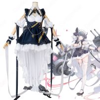 アズレン チェシャー メイド 風 コスプレ衣装『アズールレーン』 ロイヤル 重巡洋艦 cosplay 仮装 変装(アズールレーン コスプレ衣装)