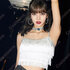 LISA(リサ) フリンジ キャミソール 半ズボン 上下セット ステージ衣装 BLACKPINK（ブラックピンク） 韓国 アイドルスタイル 人気 演出服 フリンジ キャミソール