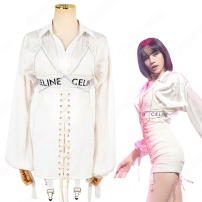 BLACKPINK（ブラックピンク） LISA(リサ) ダンス服 中国版プデュ・青春有你3(Youth with You3) 『Lover』 ライブ衣装 韓国 アイドルスタイル ステージ衣装(202×202)