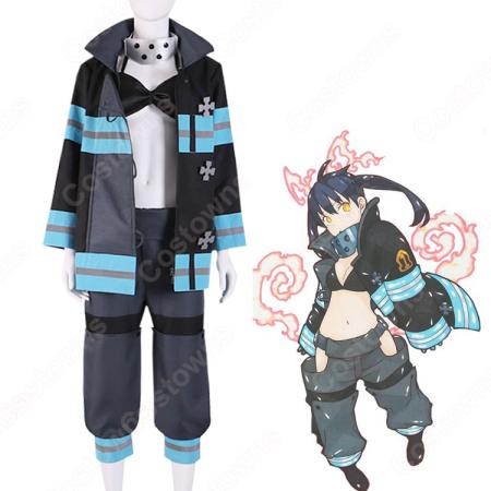 第8特殊消防隊 環古達（タマキコタツ） 黒ビキニ 防火服 コスプレ衣装