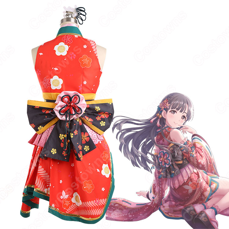 デレステ 小早川紗枝（こばやかわさえ） 華ほころびる宴 和服 コスプレ