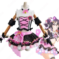 スクフェスAC キャットツインテール 矢澤にこ（やざわにこ） コスプレ衣装 『ラブライブ！シリーズ』 『μ's』（ミューズ） 新衣装 cosplay 仮装 変装(202×202)