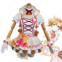 スクフェスAC キャットツインテール 高坂穂乃果（こうさかほのか） コスプレ衣装 『ラブライブ!』『μ's』（ミューズ） 新衣装 cosplay 仮装 変装(Love Live!（ラブライブ!） コスプレ衣装)