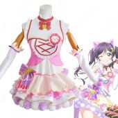 スクフェスAC キャットツインテール 東條希（とうじょうのぞみ） コスプレ衣装 『ラブライブ!』『μ's』（ミューズ） 新衣装 cosplay 仮装 変装(ゲーム• アニメコスプレ衣装でおすすめの商品)