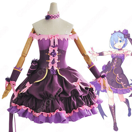 リゼロ ラム レム 誕生日生活21 コスプレ衣装 Re ゼロから始める異世界生活 Re ゼロから始めるラムとレムの誕生日生活21 In 渋谷マルイ Cosplay 仮装 変装 Costowns