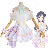 園田海未（そのだうみ） ＜フラワーフェスティバル編＞ コスプレ衣装 『ラブライブ！ スクールアイドルフェスティバル』（スクフェス） cosplay 仮装 変装(ゲーム• アニメコスプレ衣装でおすすめの商品)