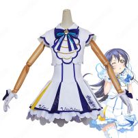 園田海未（そのだうみ）＜ほのかな予感 ナインスタービーナス＞ コスプレ衣装 『ラブライブ！ スクールアイドルフェスティバル』 （スクフェス） cosplay 仮装 変装(Love Live!（ラブライブ!） コスプレ衣装)