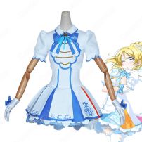 絢瀬絵里（あやせえり） ＜描いてきた夢 ナインスター・ビーナス＞ コスプレ衣装 『ラブライブ！ スクールアイドルフェスティバル』 （スクフェス） cosplay 仮装 変装(Love Live!（ラブライブ!） コスプレ衣装)