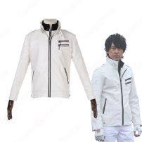南光太郎（みなみこうたろう） 白い衣装 コスプレ衣装 『スーパーヒーロー大戦GP 仮面ライダー3号』（スーパーヒーローたいせんグランプリ かめんライダー3ごう） 白ジャケット / コート cosplay 仮装 変装(仮面ライダーシリーズ コスプレ衣装)