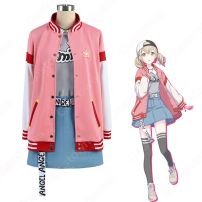 プロセカ 小豆沢こはね（あずさわこはね） コスプレ衣装 『プロジェクトセカイ カラフルステージ！ feat. 初音ミク』 cosplay 仮装 変装(プロジェクトセカイ カラフルステージ！ feat. 初音ミク コスプレ衣装)