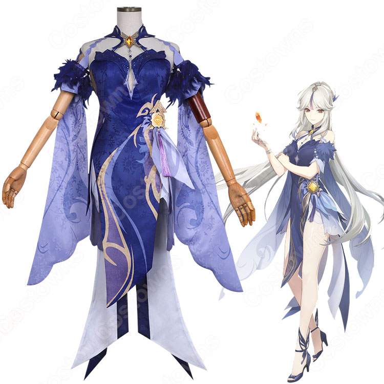 【三分妄想 Sサイズ 靴セット】原神 凝光 コスプレ衣装 紗の幽蘭 7655a7066eca475687e910891629aa