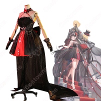 アズレン 軽巡洋艦 能代（ノシロ） 恋結御伽 ケッコン衣装 コスプレ衣装 『アズールレーン』 漆黒の花嫁 新衣装 cosplay 仮装 変装(202×202)