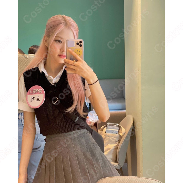 ロゼ着用 会場限定 BLACKPINK ソウルコン シャツMサイズ black フォトT