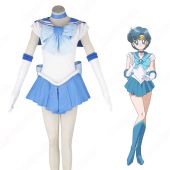 セーラー戦士 水野亜美（みずのあみ）戦闘服 コスプレ衣装 『美少女戦士セーラームーン』（びしょうじょせんしセーラームーン） セーラーマーキュリー 子供用 大人用 cosplay 仮装 変装(ゲーム• アニメコスプレ衣装でおすすめの商品)