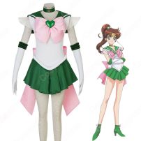 劇場版 セーラー戦士 木野まこと（きのまこと） スーパー 戦闘服 コスプレ衣装 『美少女戦士セーラームーンEternal』 スーパーセーラージュピター セーラー服 子供用 大人用 cosplay 仮装 変装(美少女戦士セーラームーン コスプレ衣装)