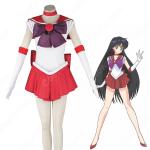 セーラー戦士 火野レイ（ひの レイ） 戦闘服 コスプレ衣装 『美少女戦士セーラームーン』（びしょうじょせんしセーラームーン） セーラーマーズ 子供用 大人用 cosplay 仮装 変装