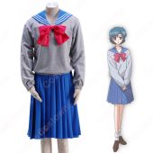 セーラー戦士 水野亜美（みずのあみ） 制服 コスプレ衣装 『美少女戦士セーラームーン』（びしょうじょせんしセーラームーン） セーラーマーキュリー 日常服 子供用 大人用 cosplay 仮装 変装(ゲーム• アニメコスプレ衣装でおすすめの商品)
