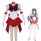 劇場版 セーラー戦士 火野レイ（ひのレイ） スーパー 戦闘服 セーラー服 コスプレ衣装 『美少女戦士セーラームーンEternal』 スーパーセーラーマーズ セーラー服 子供用 大人用 cosplay 仮装 変装(ゲーム• アニメコスプレ衣装でおすすめの商品)