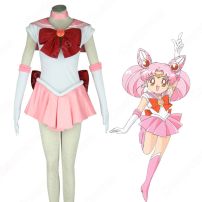 セーラー戦士 ちびうさ セーラー服 戦闘服 コスプレ衣装 『美少女戦士セーラームーン』（びしょうじょせんしセーラームーン） 子供用 大人用 cosplay 仮装 変装(美少女戦士セーラームーン コスプレ衣装)