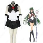 セーラー戦士 冥王せつな（めいおうせつな） セーラー服 戦闘服 コスプレ衣装 『美少女戦士セーラームーン』（びしょうじょせんしセーラームーン） セーラープルート 子供用 大人用 cosplay 仮装 変装