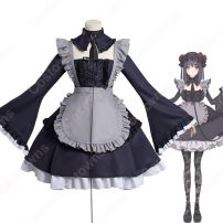 着せ恋 喜多川海夢（きたがわまりん） 黒江雫コスプレ かわいい 黒 メイド服 コスプレ衣装 『その着せ替え人形は恋をする』（そのビスク・ドールはこいをする） cosplay 仮装 変装(その着せ替え人形は恋をする（着せ恋） コスプレ衣装)