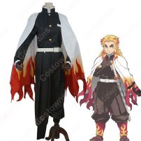 煉獄杏寿郎（れんごくきょうじゅろう） コスプレ衣装 【鬼滅の刃】 cosplay 炎柱 隊服(鬼滅の刃 コスプレ衣装)