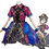 FGO 謎の蘭丸X(なぞのらんまるえっくす) 森蘭丸 軍服ワンピース コスプレ衣装 『Fate/Grand Order』（フェイト・グランドオーダー） cosplay 仮装 変装 FATEシリーズ 1