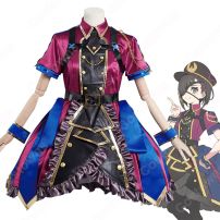 FGO 謎の蘭丸X(なぞのらんまるえっくす) 森蘭丸 軍服ワンピース コスプレ衣装 『Fate/Grand Order』（フェイト・グランドオーダー） cosplay 仮装 変装(FATEシリーズ コスプレ衣装)