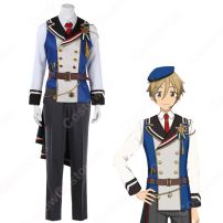 あんスタMusic Ra*bits ✕ Double Face「ポケットに宇宙」 全員 コスプレ衣装 『あんさんぶるスターズ！！』 Ra*bits 真白友也（ましろともや） 仁兎なずな（にとなずな） 天満光（てんまみつる） 紫之創（しのはじめ） Double Face 三毛縞斑（みけじままだら） 桜河こはく（おうかわこはく） MV衣装 cosplay 仮装 変装(あんさんぶるスターズ! コスプレ衣装)