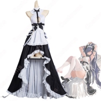 アズレン アウグスト・フォン・パーセヴァル 御使い魔女 メイド服 コスプレ衣装 『アズールレーン』 cosplay 仮装 変装(202×202)