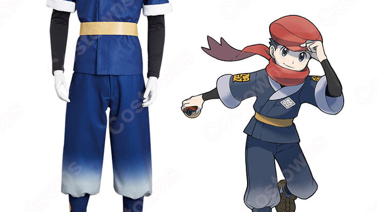 主人公 テル コスプレ衣装 『Pokémon LEGENDS アルセウス』（ポケモンレジェンズ アルセウス） cosplay 仮装 変装 -  Costowns