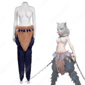 鬼滅 嘴平伊之助（はしびらいのすけ） 女体化 コスプレ衣装 『鬼滅の刃』（きめつのやいば） cosplay 仮装 変装(ゲーム• アニメコスプレ衣装でおすすめの商品)