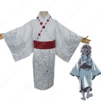 鬼滅 蜘蛛鬼 累（るい） 子供用 コスプレ衣装 『鬼滅の刃』（きめつのやいば） 下弦の伍 cosplay 仮装 変装(鬼滅の刃 コスプレ衣装)
