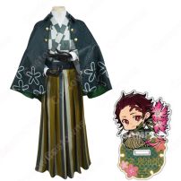 鬼滅 誕生花 竈門炭治郎（かまどたんじろう）コスプレ衣装 『鬼滅の刃』（きめつのやいば） cosplay 仮装 変装(鬼滅の刃 コスプレ衣装)