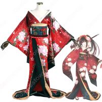 デアラ 時崎狂三（ときさきくるみ） 艶姿 着物 コスプレ衣装 『デート・ア・ライブ』 cosplay 仮装 変装(デート・ア・ライブ コスプレ衣装)