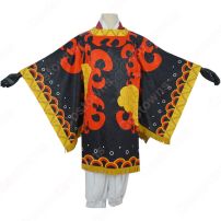 鬼滅 竈門炭十郎（かまどたんじゅうろう） ヒノカミ神楽 コスプレ衣装 『鬼滅の刃』（きめつのやいば） 炭治郎の父 cosplay 仮装 変装(鬼滅の刃 コスプレ衣装)