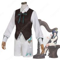 原神（げんしん） 1周年 オンラインコンサート ウェンティ（Venti） コスプレ衣装 「GENSHIN CONCERT 2021『Melodies of an Endless Journey』」 cosplay 仮装 変装(原神 コスプレ衣装)