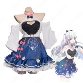 神里綾華（かみさとあやか） 音楽会 コスプレ衣装 『原神』（げんしん） cosplay 仮装 変装(ゲーム• アニメコスプレ衣装でおすすめの商品)