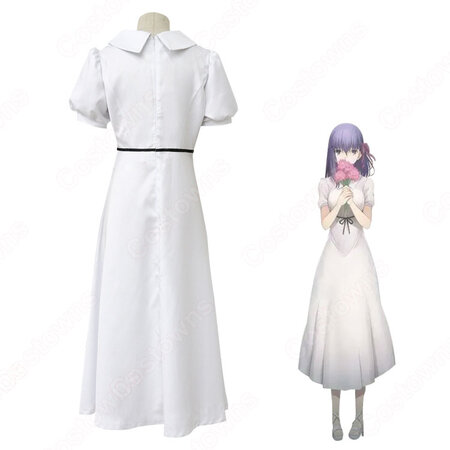 間桐桜 まとうさくら コスプレ衣装 コスプレウィッグ 劇場版 Fate Stay Night Heaven S Feel ヘブンズフィール 桜ルート ワンピース Cosplay 仮装 変装 Costowns