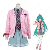 初音ミク（はつね ミク） 制服 日常服 コスプレ衣装(初音ミク コスプレ衣装)