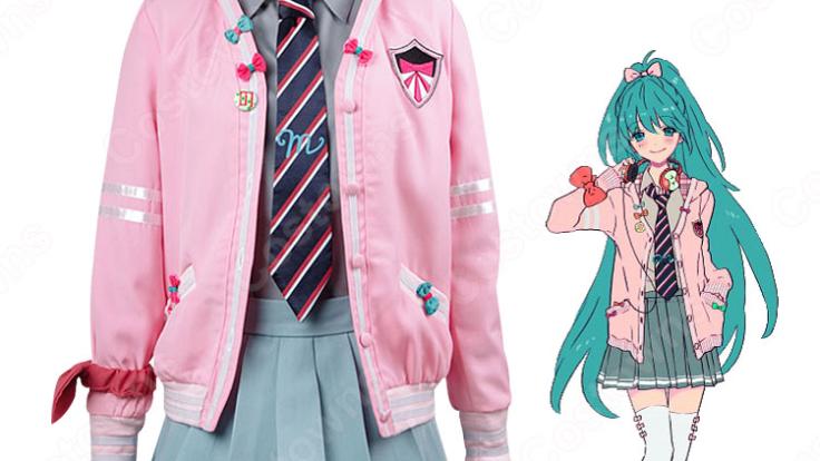 初音ミク（はつね ミク） 制服 日常服 コスプレ衣装 - Costowns