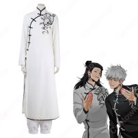 呪術 夏油傑（げとうすぐる） カンフー チャイナ服 コスプレ衣装 『呪術廻戦』（じゅじゅつかいせん） cosplay 仮装 変装(呪術廻戦 コスプレ衣装)