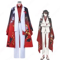 VTuber Vox Akuma (ヴォックス・アクマ) コスプレ衣装 コスプレウィッグ 『にじさんじ』 バーチャルアイドル cosplay 仮装 変装(にじさんじ コスプレ衣装)