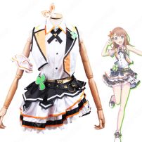 MORE MORE JUMP! 花里みのり（はなさとみのり） コスプレ衣装 『プロジェクトセカイ カラフルステージ！ feat. 初音ミク』 cosplay 仮装 変装(プロジェクトセカイ カラフルステージ！ feat. 初音ミク コスプレ衣装)