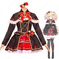 ホロライブ 赤井はあと ゴスロリ コスプレ衣装 ホロライブプロダクション バーチャルアイドル はあちゃま新衣装(202×202)