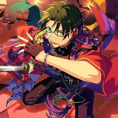 あんスタ 温故知新 継承の御前試合 コスプレ衣装 あんさんぶるスターズ 挑戦の試合 蓮巳敬人 はすみけいと Cosplay 仮装 変装 Costowns